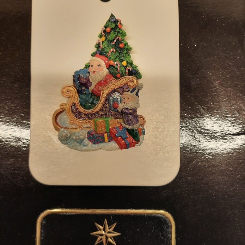 Radko Vintage Christopher Radko Holiday Pin
